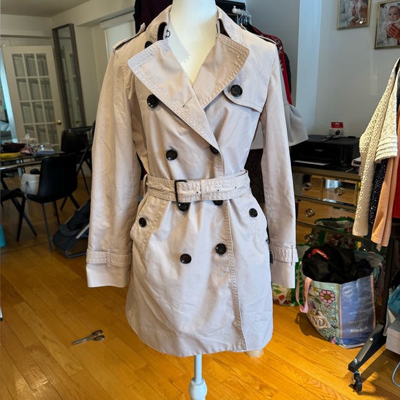 Coach original solid trench coat in the colour “bone” (beige/pink mix) - Picture 3 of 16